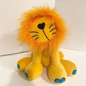 Elfe Quebec Canada LION PLUSH Bang on the Door Childrens Toy in Great Condition